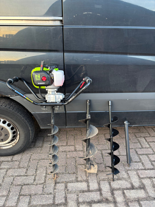 Grondboor 1 persoons benzine huren