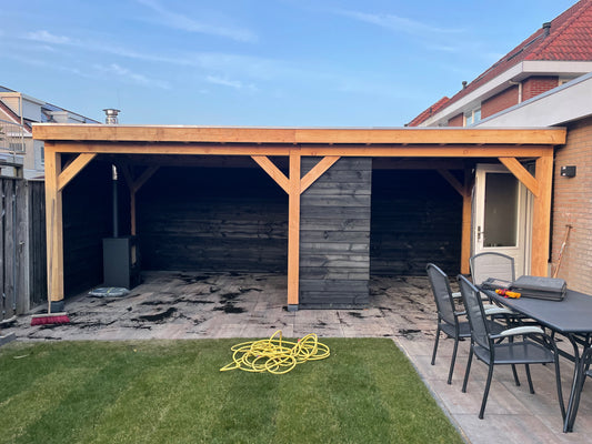 Overkapping douglas standaard 700x300